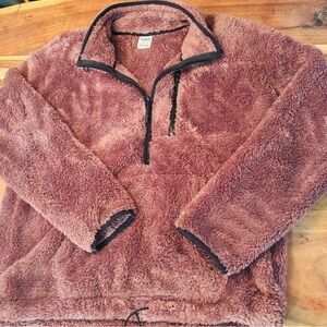PINK Victoria's Secret Plush Mauve Jacket